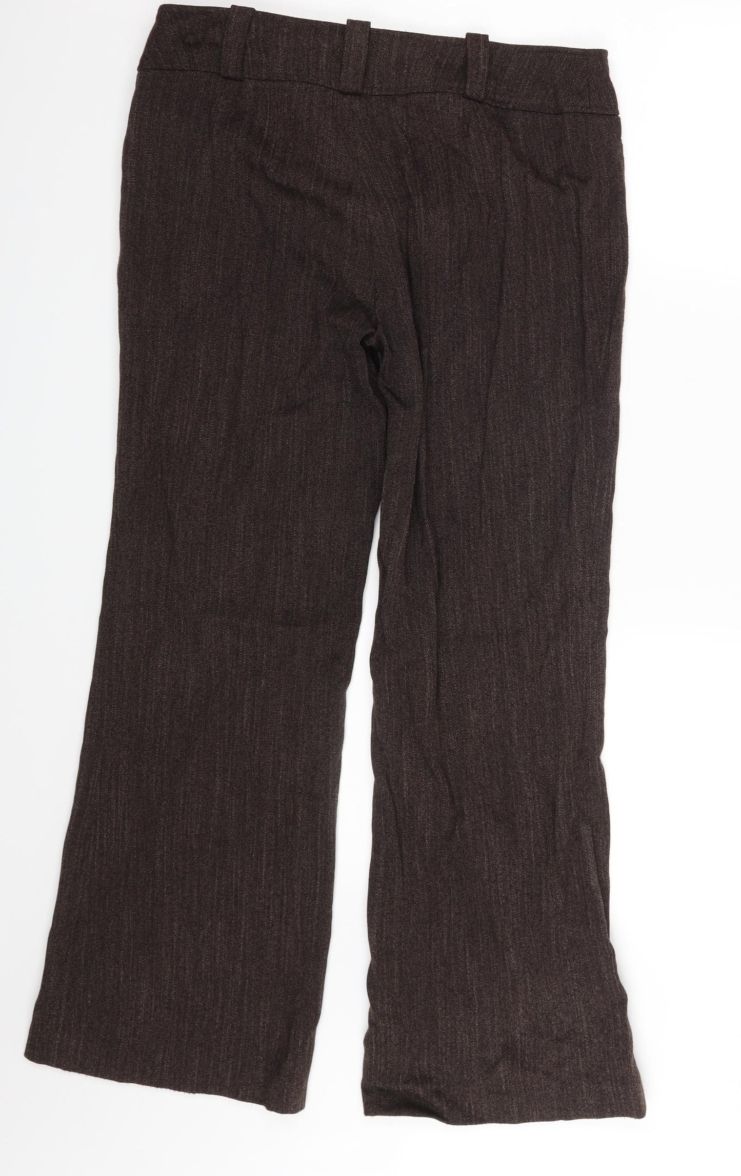 Dorothy Perkins Womens Brown   Trousers  Size 12 L27 in