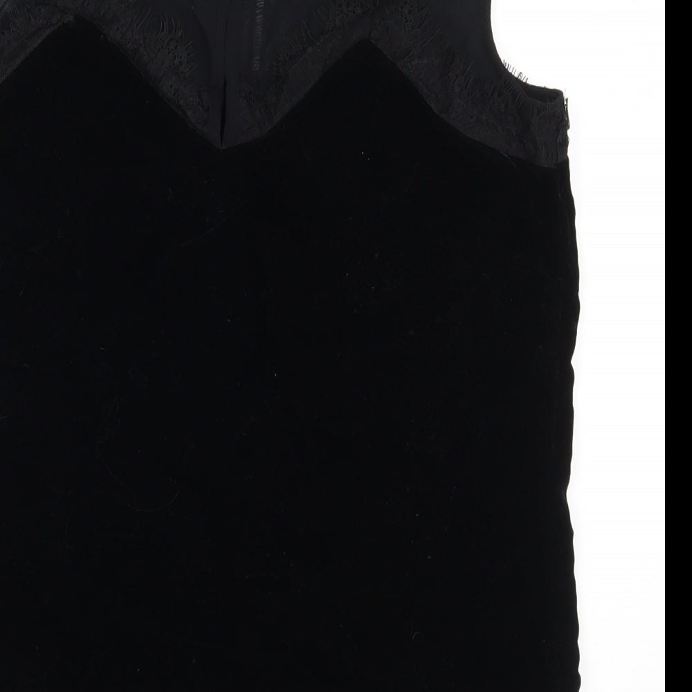 NEXT Womens Black   Basic Blouse Size 6