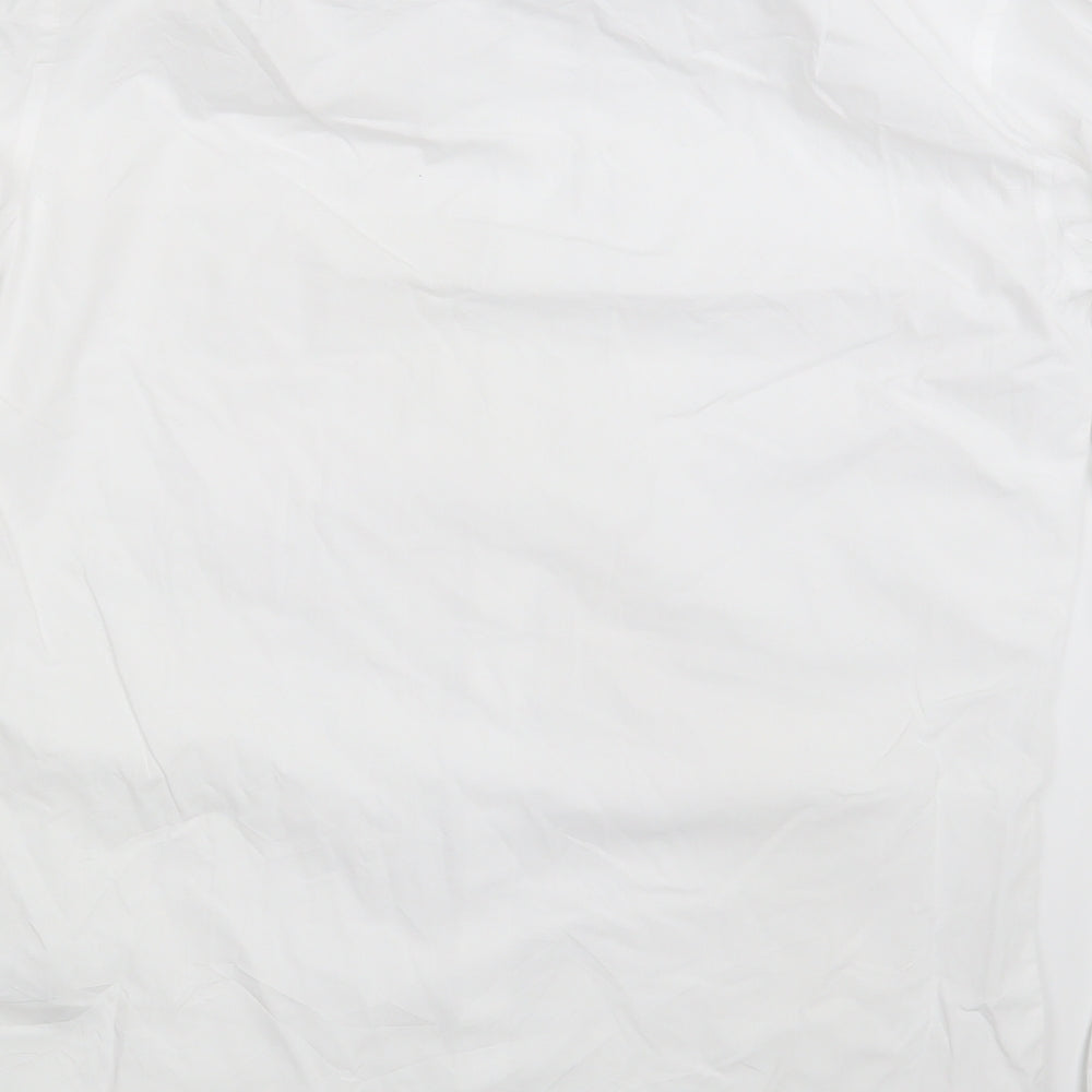 m&S Mens White    Button-Up Size 15.5