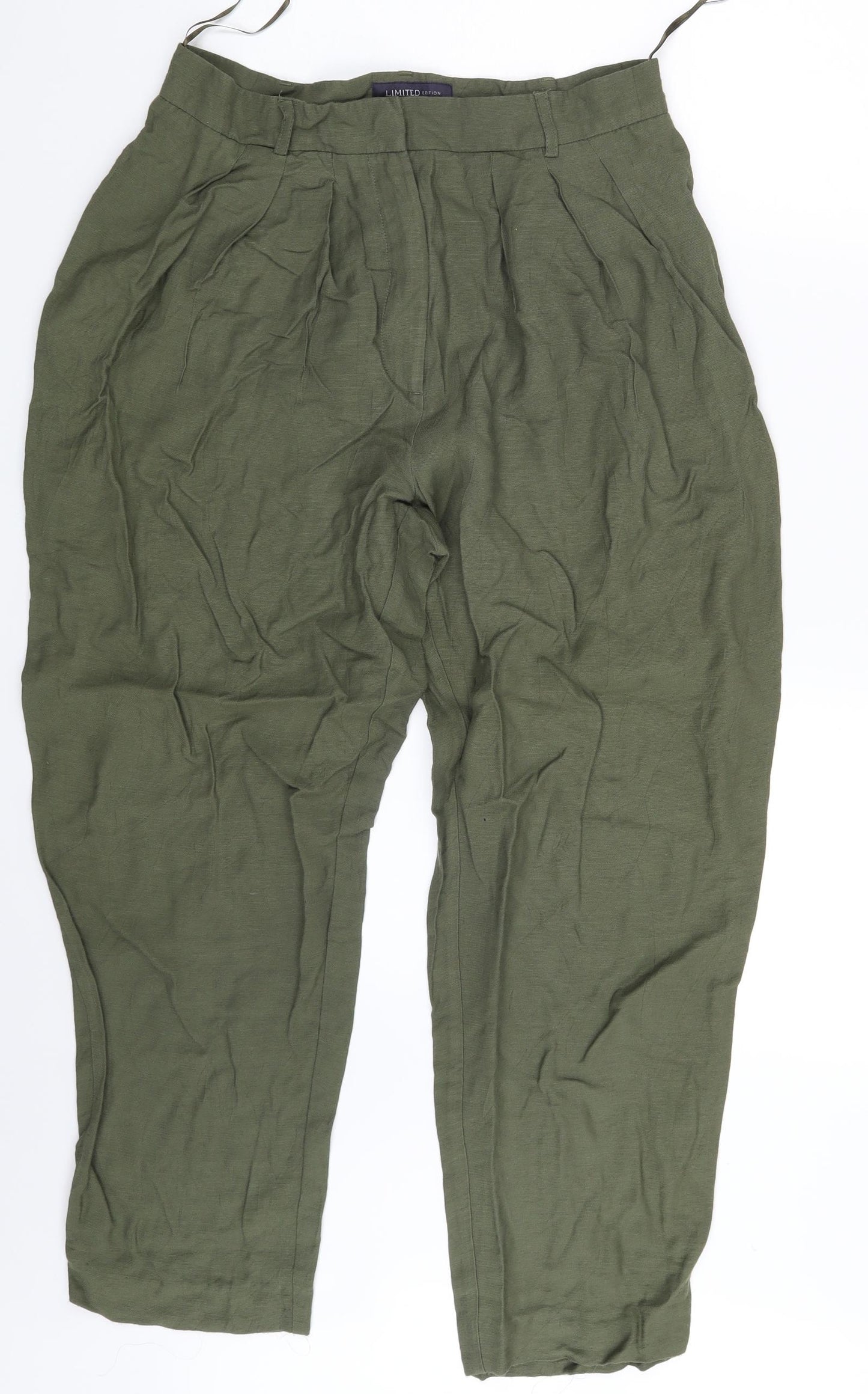 Limited  Edition  Womens Green   Sweatpants Trousers Size 12 L25 in