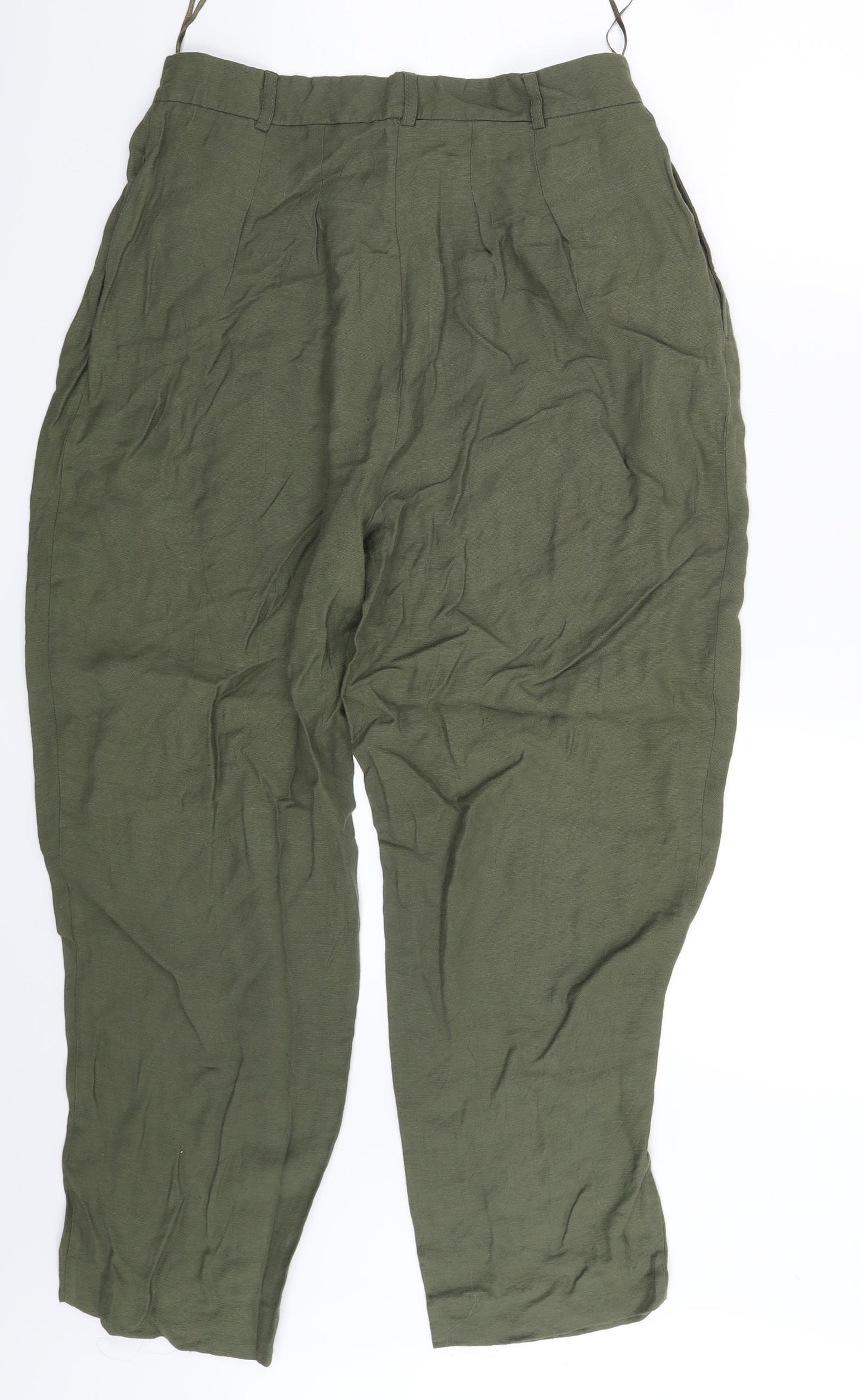 Limited  Edition  Womens Green   Sweatpants Trousers Size 12 L25 in