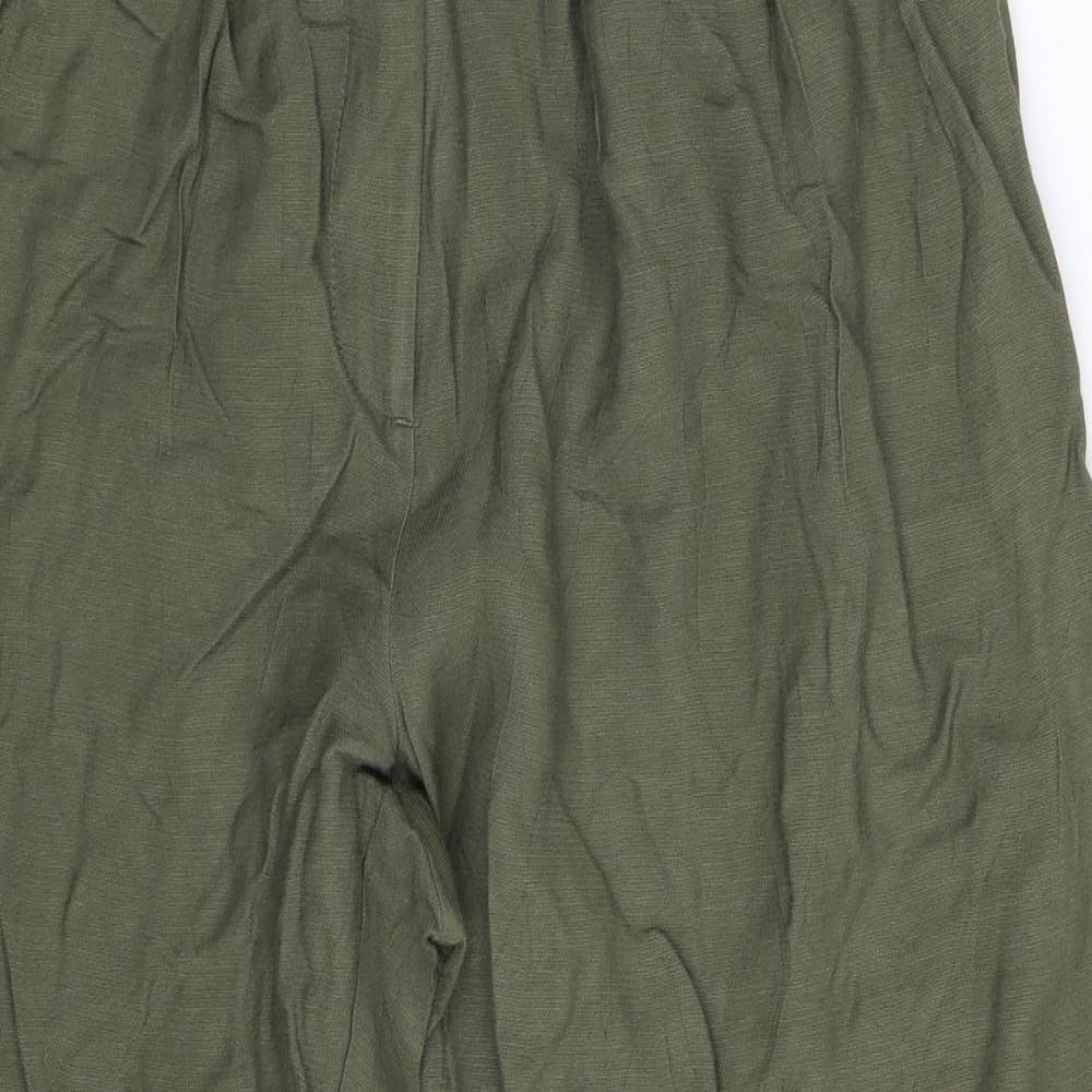 Limited  Edition  Womens Green   Sweatpants Trousers Size 12 L25 in