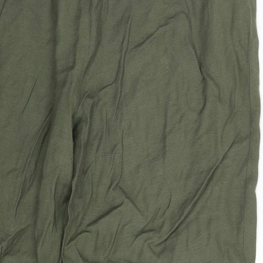 Limited  Edition  Womens Green   Sweatpants Trousers Size 12 L25 in