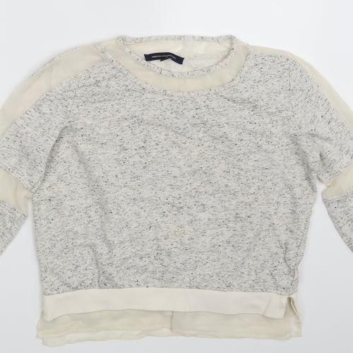French Connection Womens Beige   Pullover Sweatshirt Size S