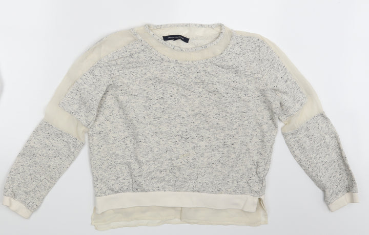 French Connection Womens Beige Pullover Sweatshirt Size S
