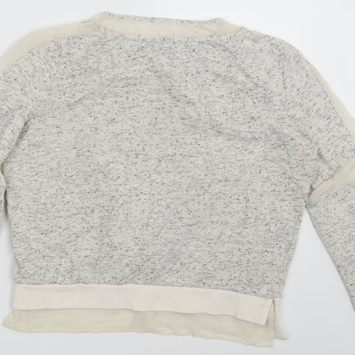 French Connection Womens Beige   Pullover Sweatshirt Size S