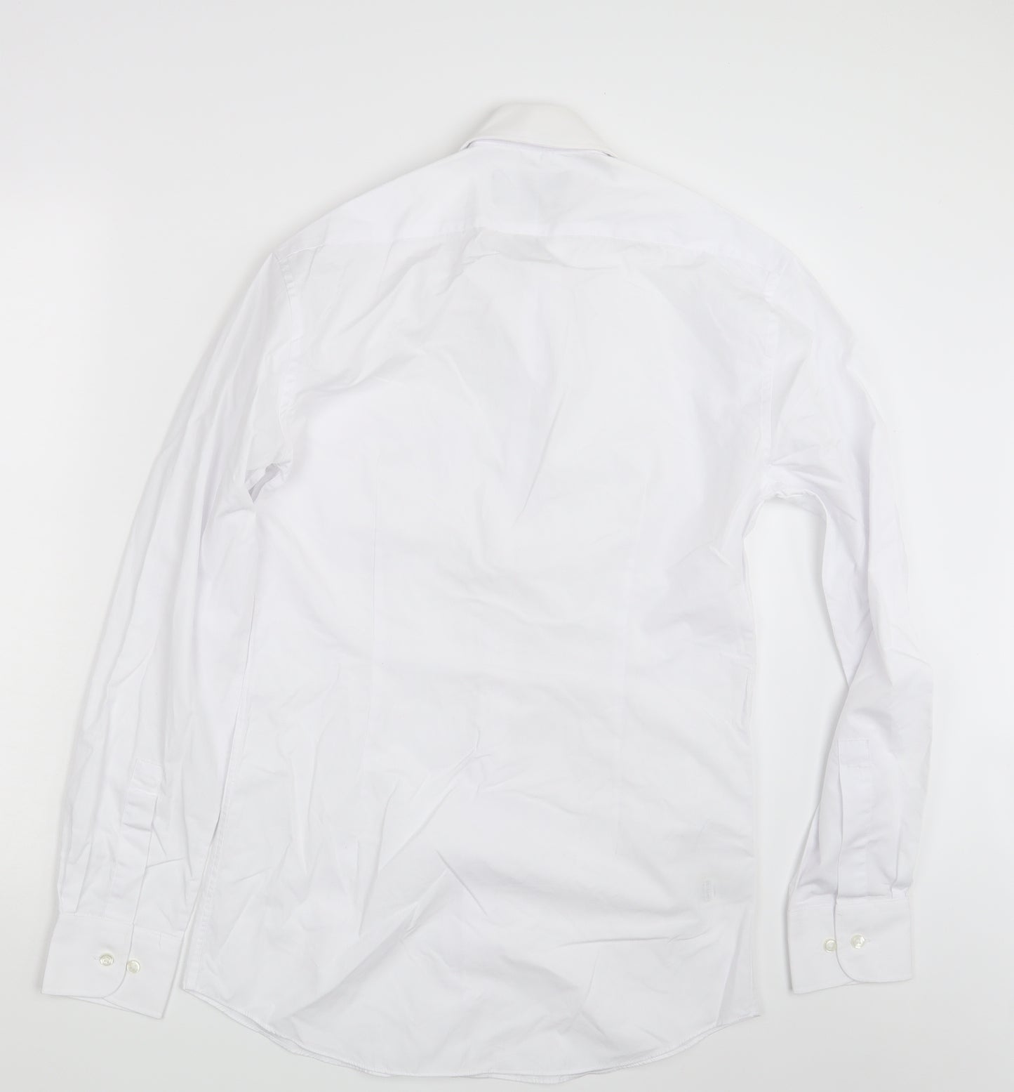 M&S Mens White    Button-Up Size 14.5