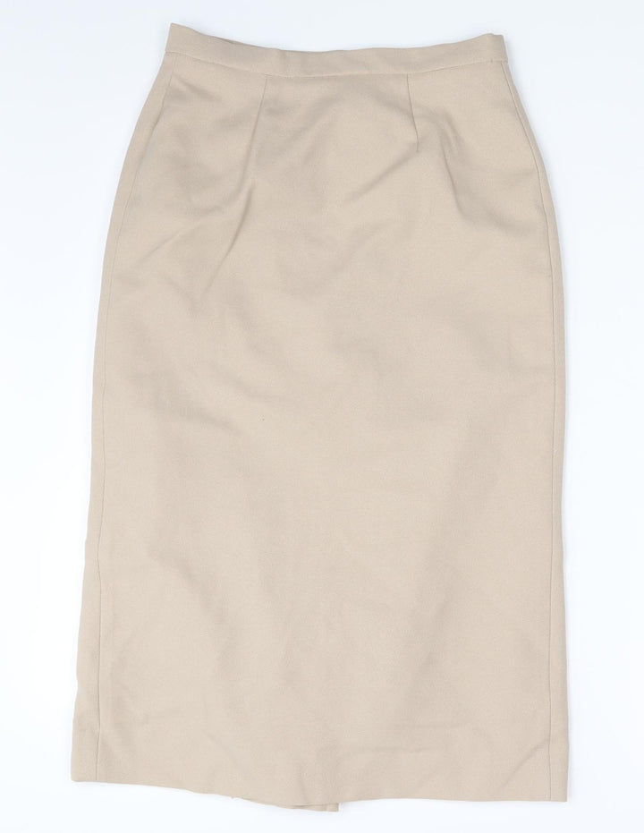 Preworn Womens Beige   A-Line Skirt One Size
