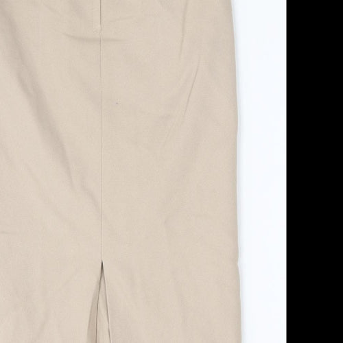 Preworn Womens Beige   A-Line Skirt One Size