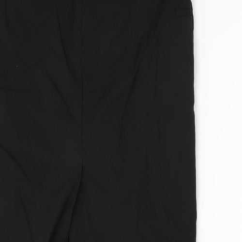 M&S Womens Black   A-Line Skirt Size 8