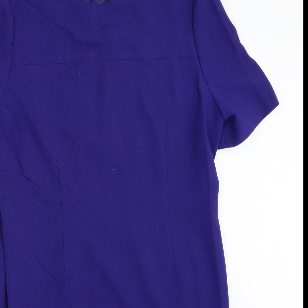Viyella Womens Blue   A-Line  Size 16