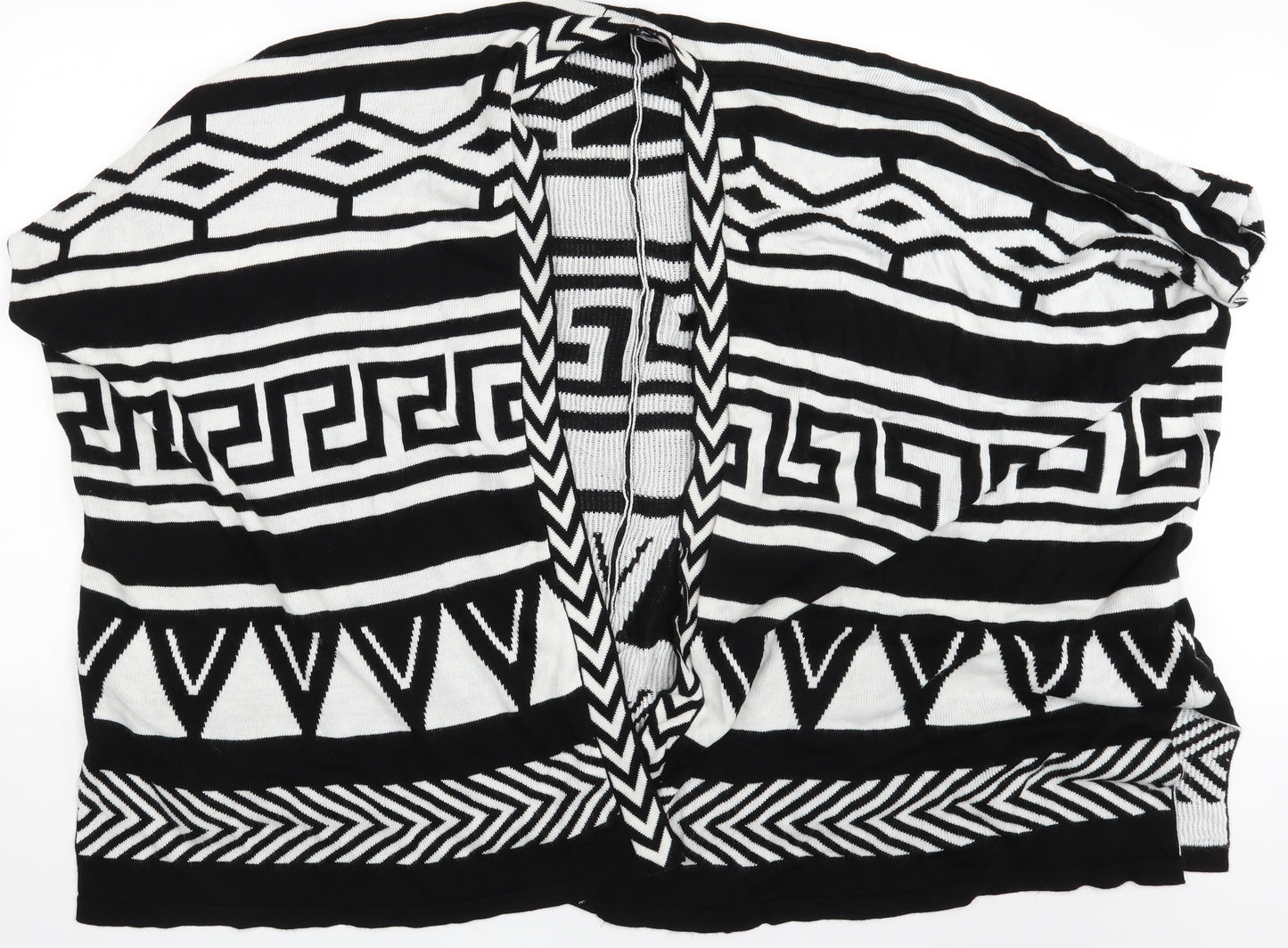 Atmosphere Womens Multicoloured Argyle/Diamond  Wrap Jumper Size 6
