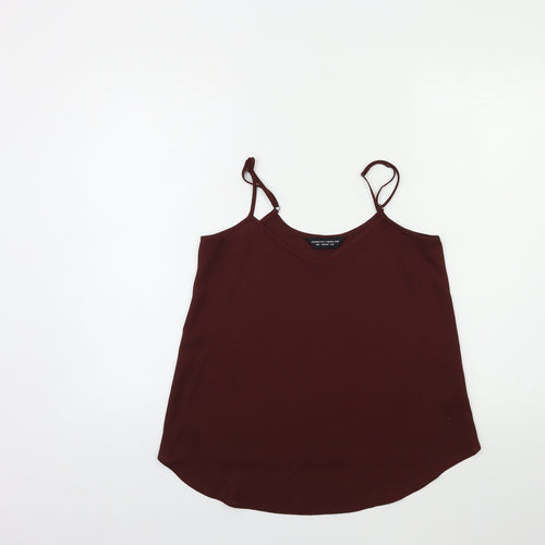 Dorothy Perkins Womens Brown   Basic Tank Size 6