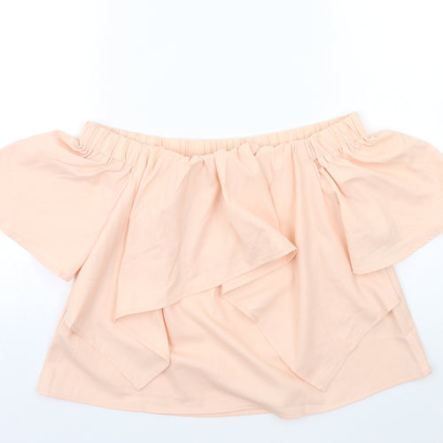 Preworn Womens Pink   Basic Blouse Size XS