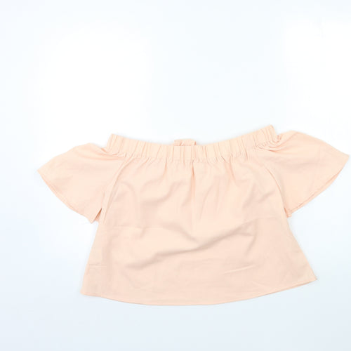 Preworn Womens Pink   Basic Blouse Size XS