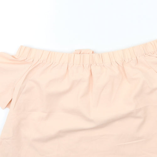 Preworn Womens Pink   Basic Blouse Size XS