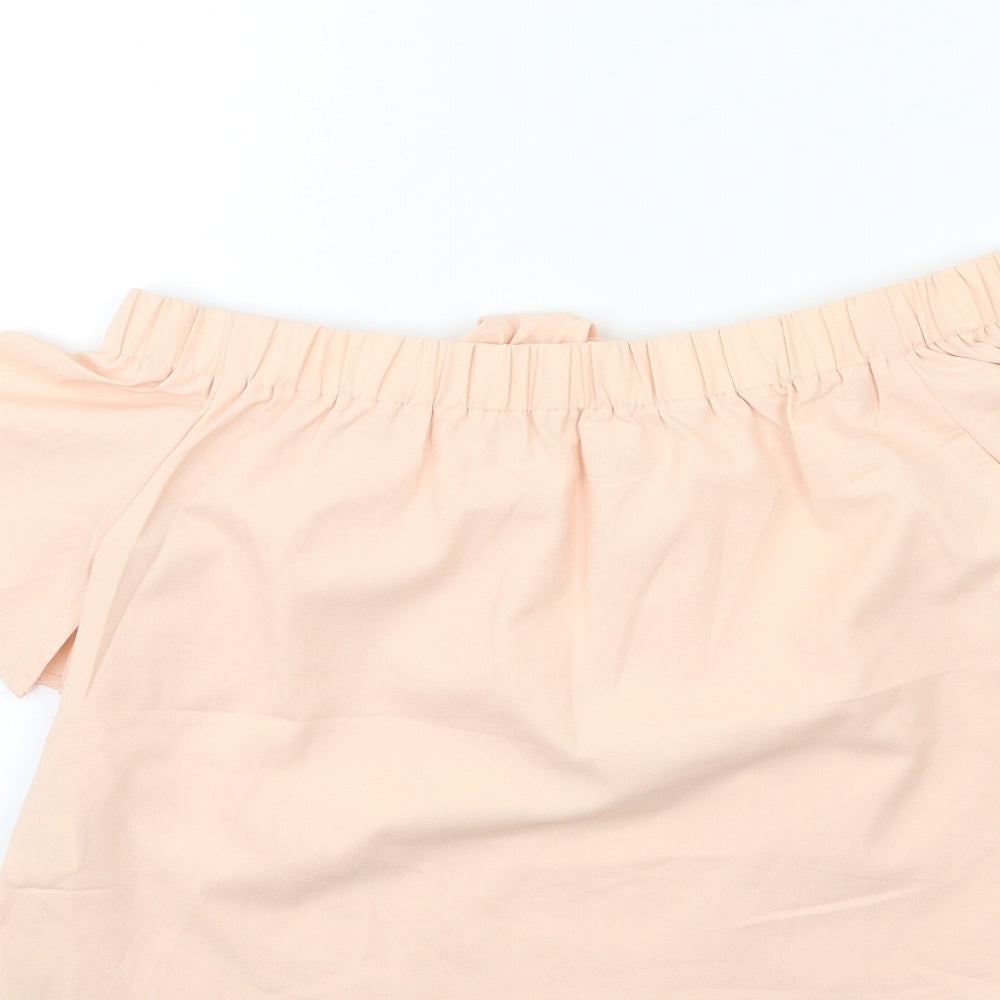 Preworn Womens Pink   Basic Blouse Size XS