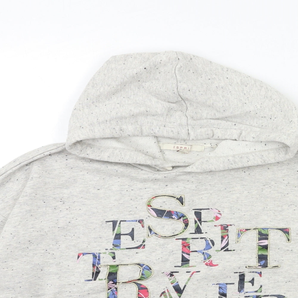 Esprit Mens Grey   Pullover Hoodie Size L