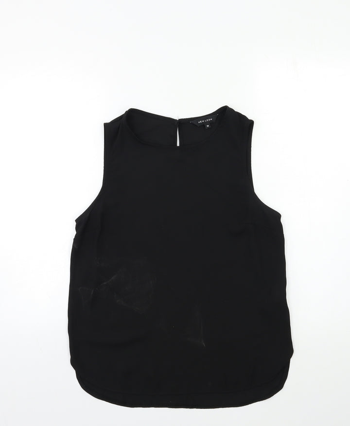 New Look Womens Black   Basic Tank Size 10