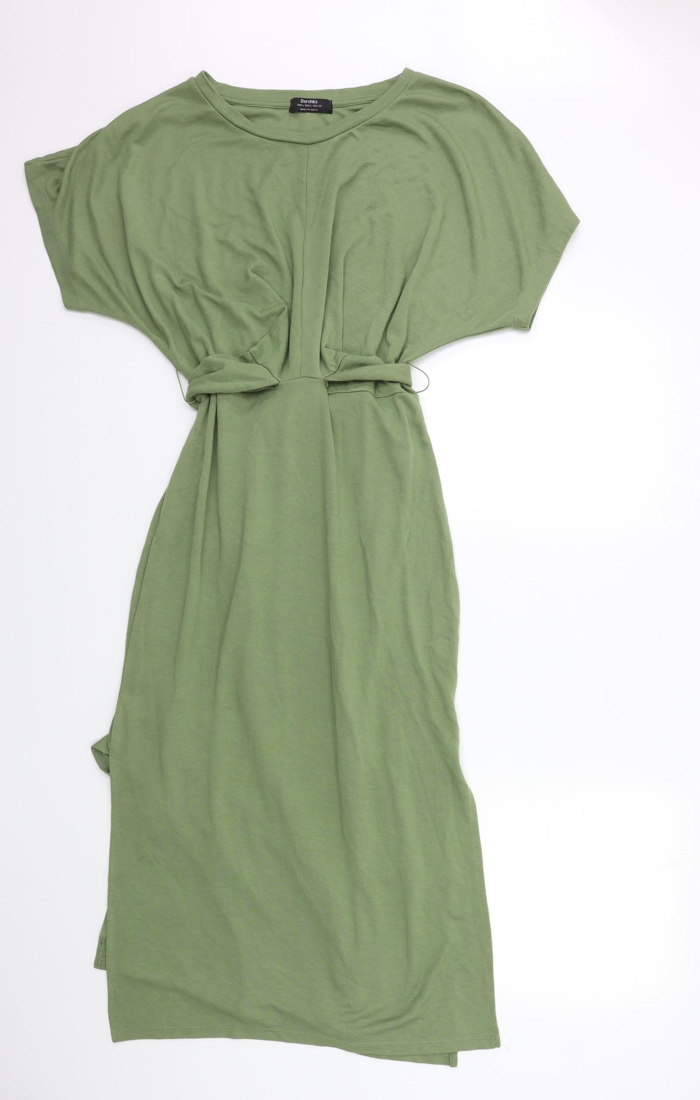Bershka Womens Green   T-Shirt Dress  Size L