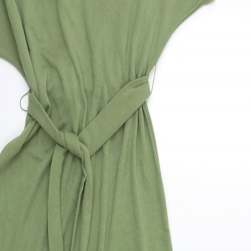 Bershka Womens Green   T-Shirt Dress  Size L
