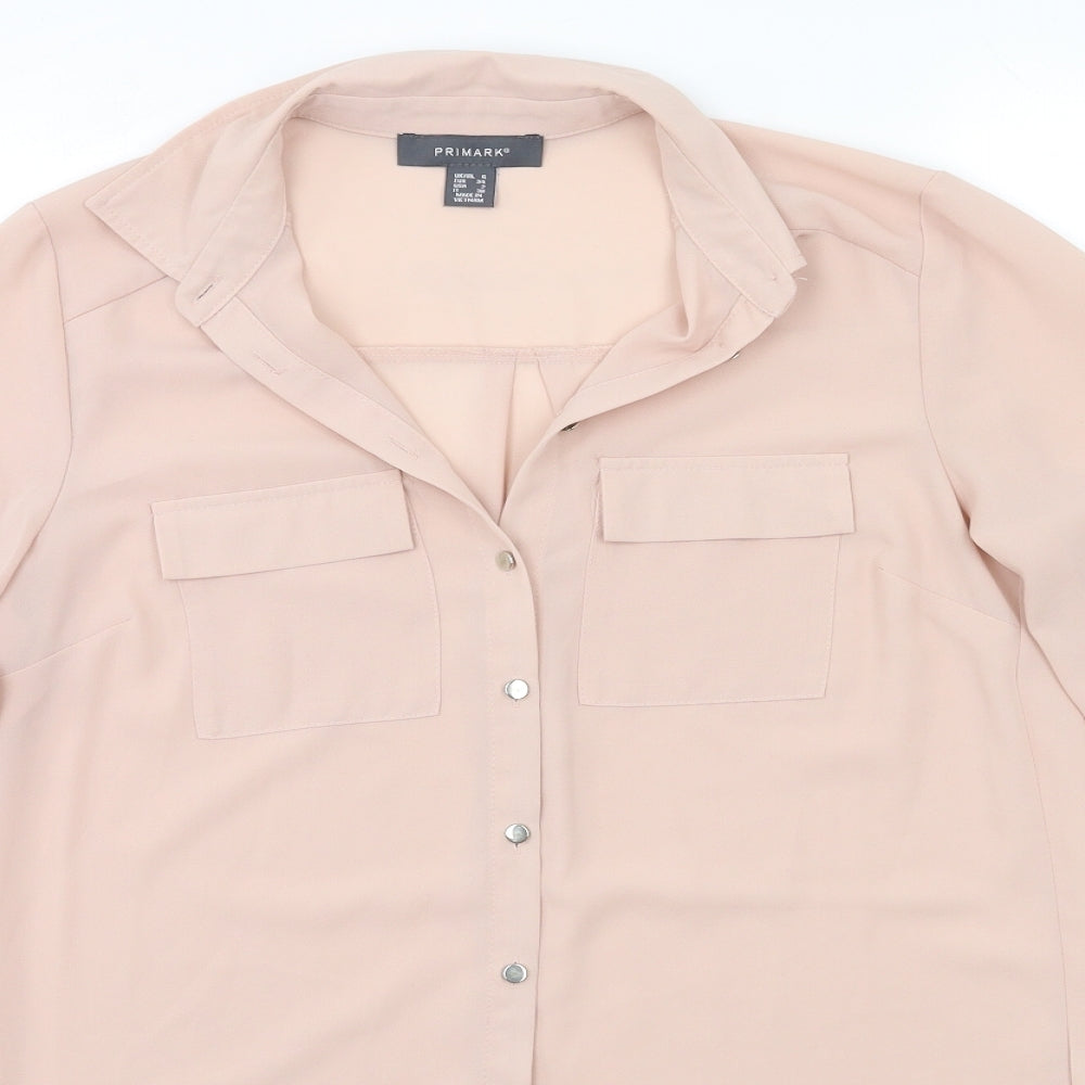 Primark Womens Pink   Basic Blouse Size 6