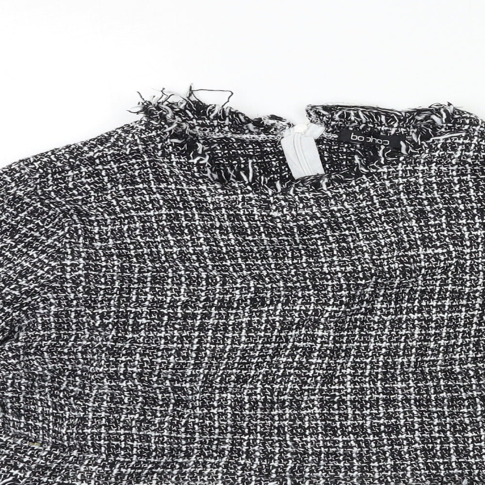 Boohoo Womens Grey   Basic Blouse Size 18