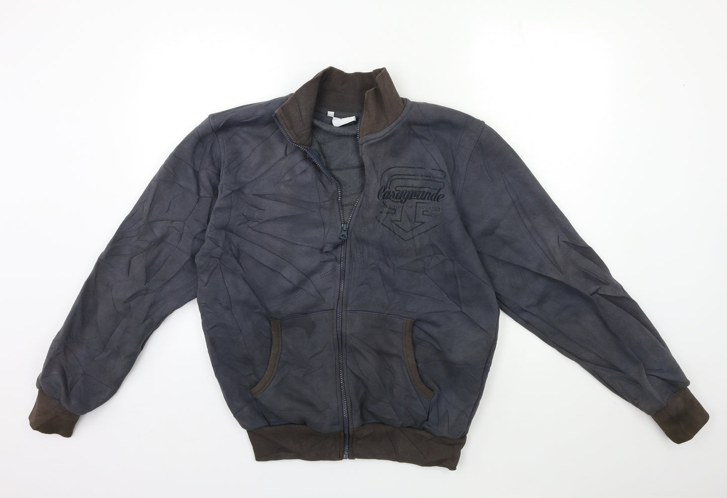 casagrande group Mens Grey   Full Zip Sweatshirt Size L