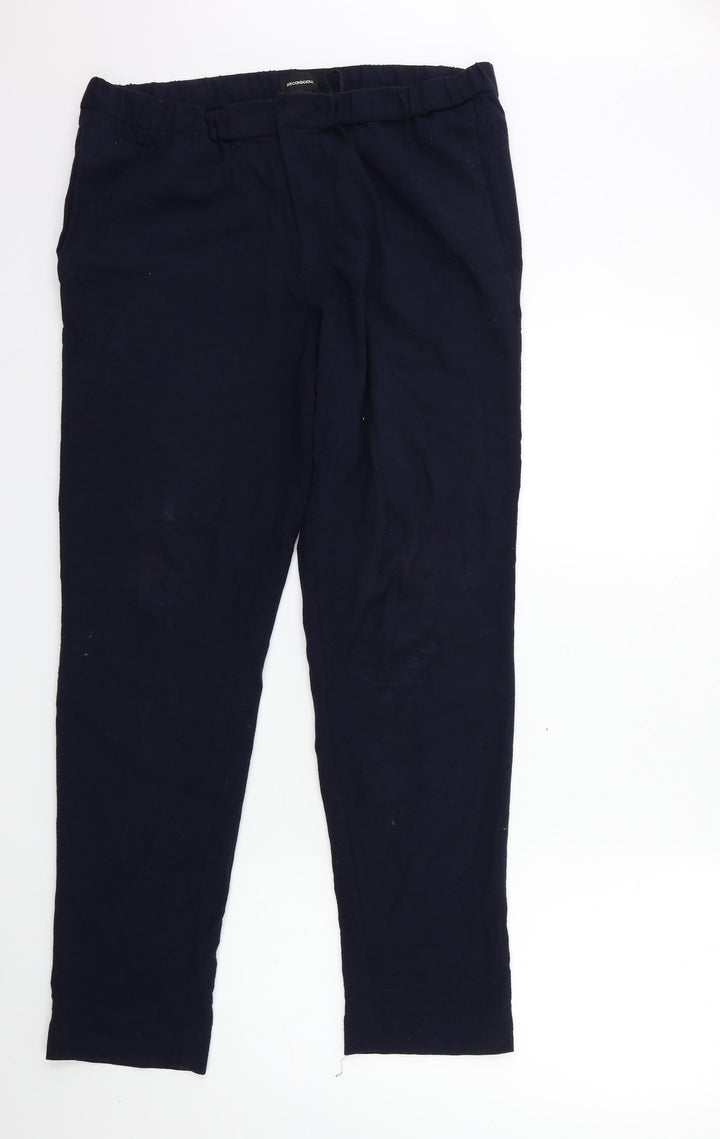 H&M Womens Blue   Trousers  Size 34 in L31 in