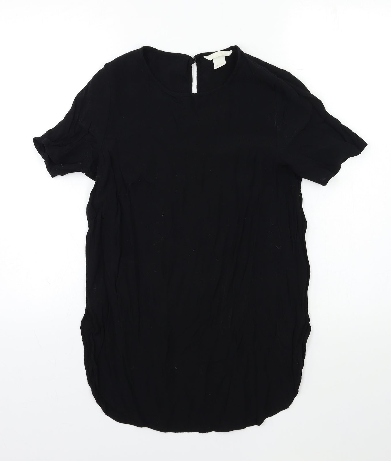 H&M Womens Black   Basic T-Shirt Size 8