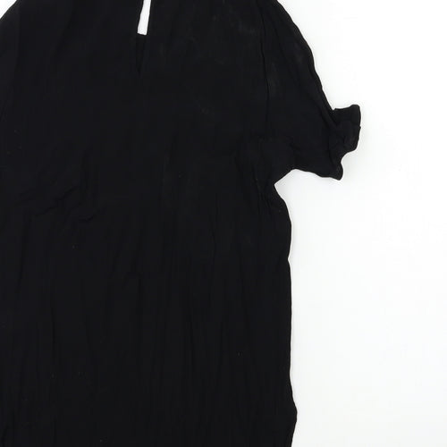 H&M Womens Black   Basic T-Shirt Size 8
