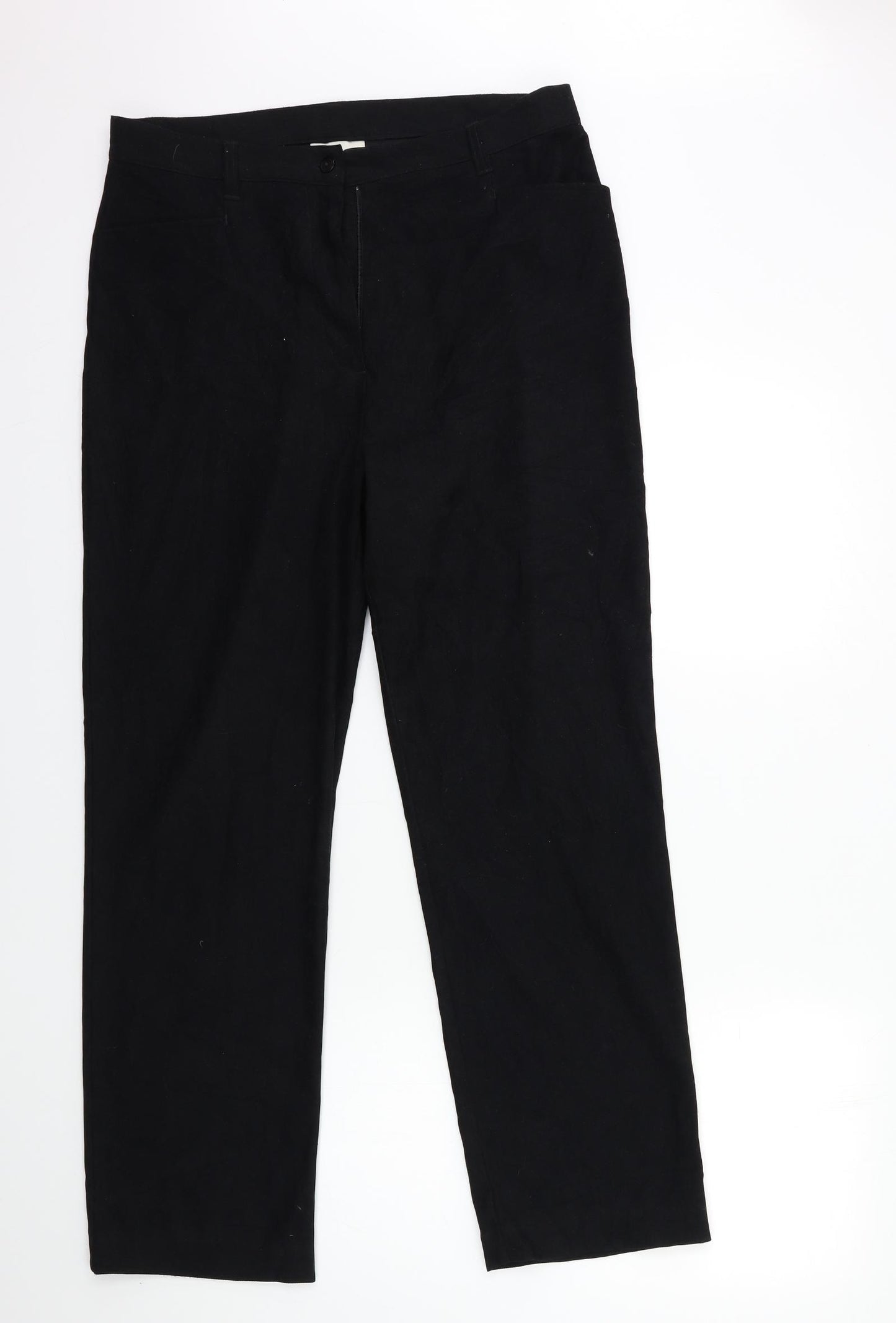 BHS Womens Black   Trousers  Size 18 L30 in