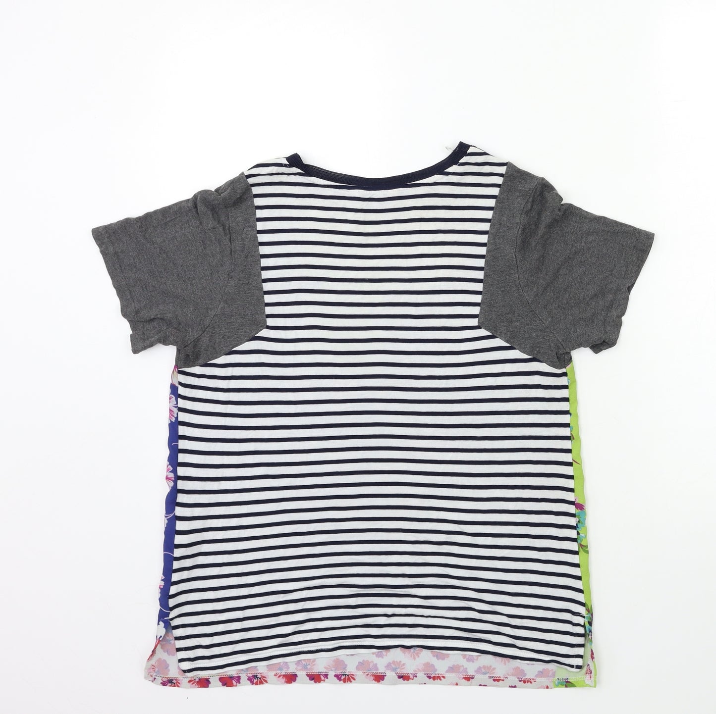NEXT Womens Blue Floral  Basic T-Shirt Size 12