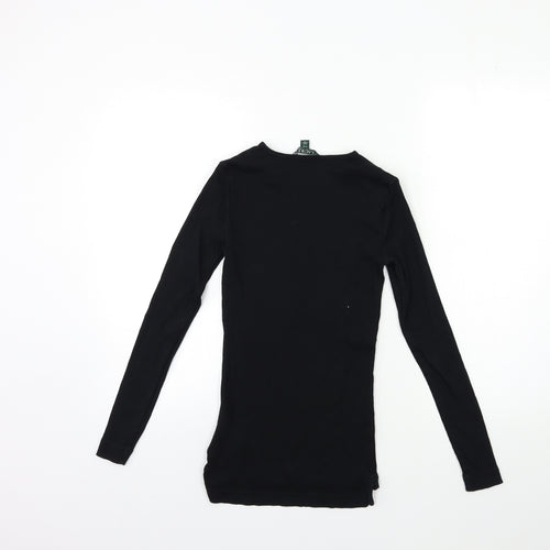 Ralph Lauren Womens Black   Basic T-Shirt Size 2XS