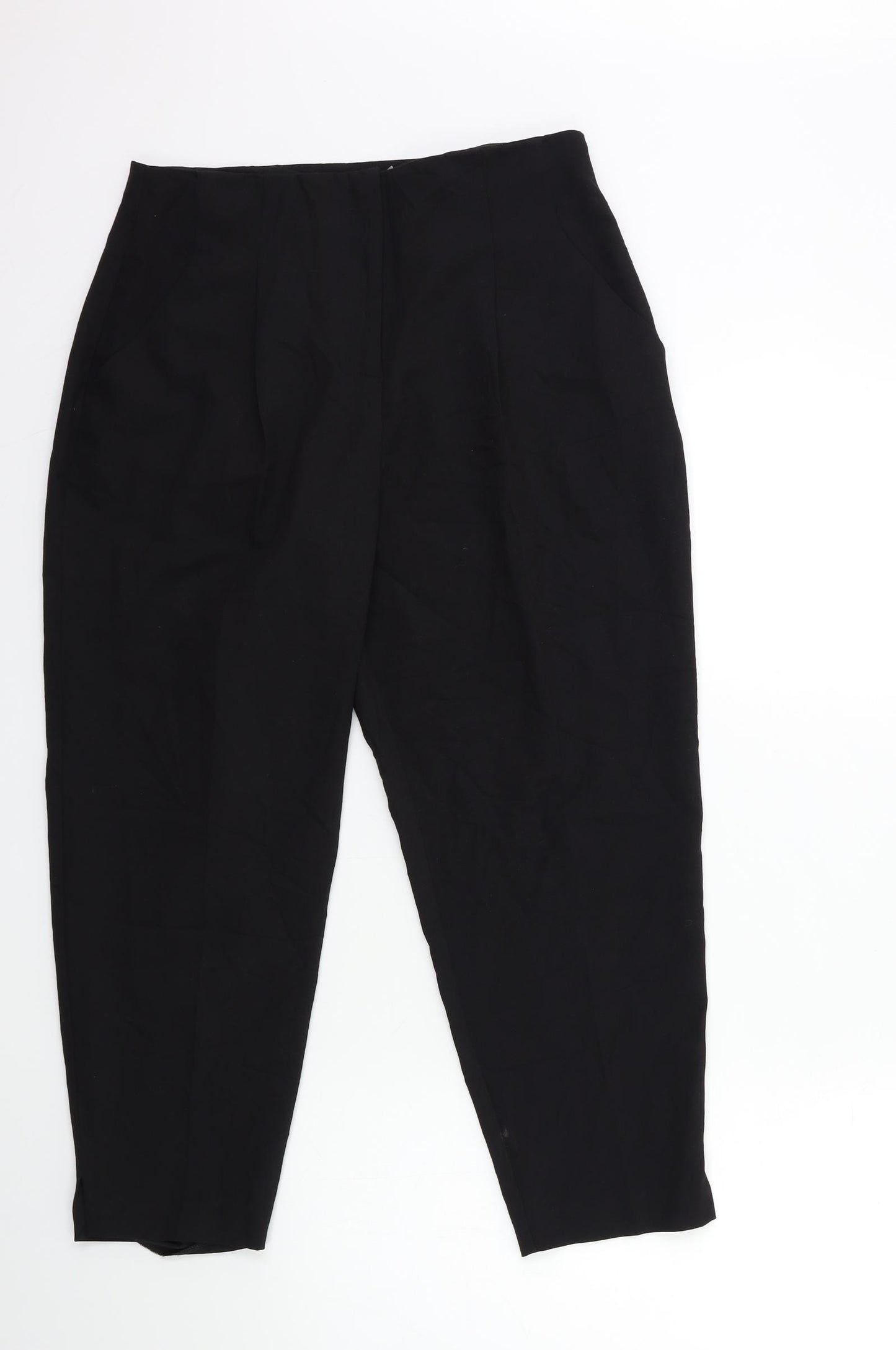 ASOS Womens Black   Trousers  Size 12 L25 in