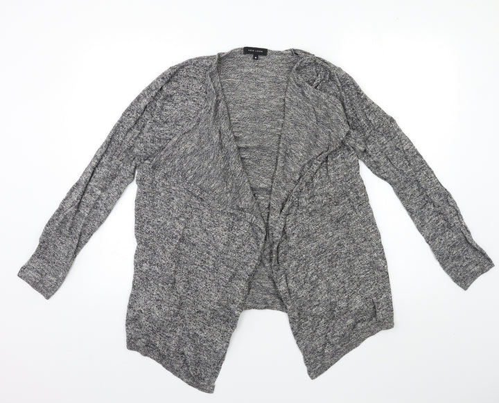 New Look Womens Grey  Knit Cardigan Jumper Size 10