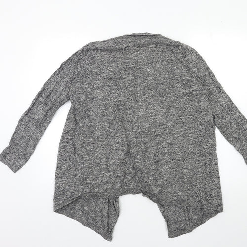 New Look Womens Grey  Knit Cardigan Jumper Size 10