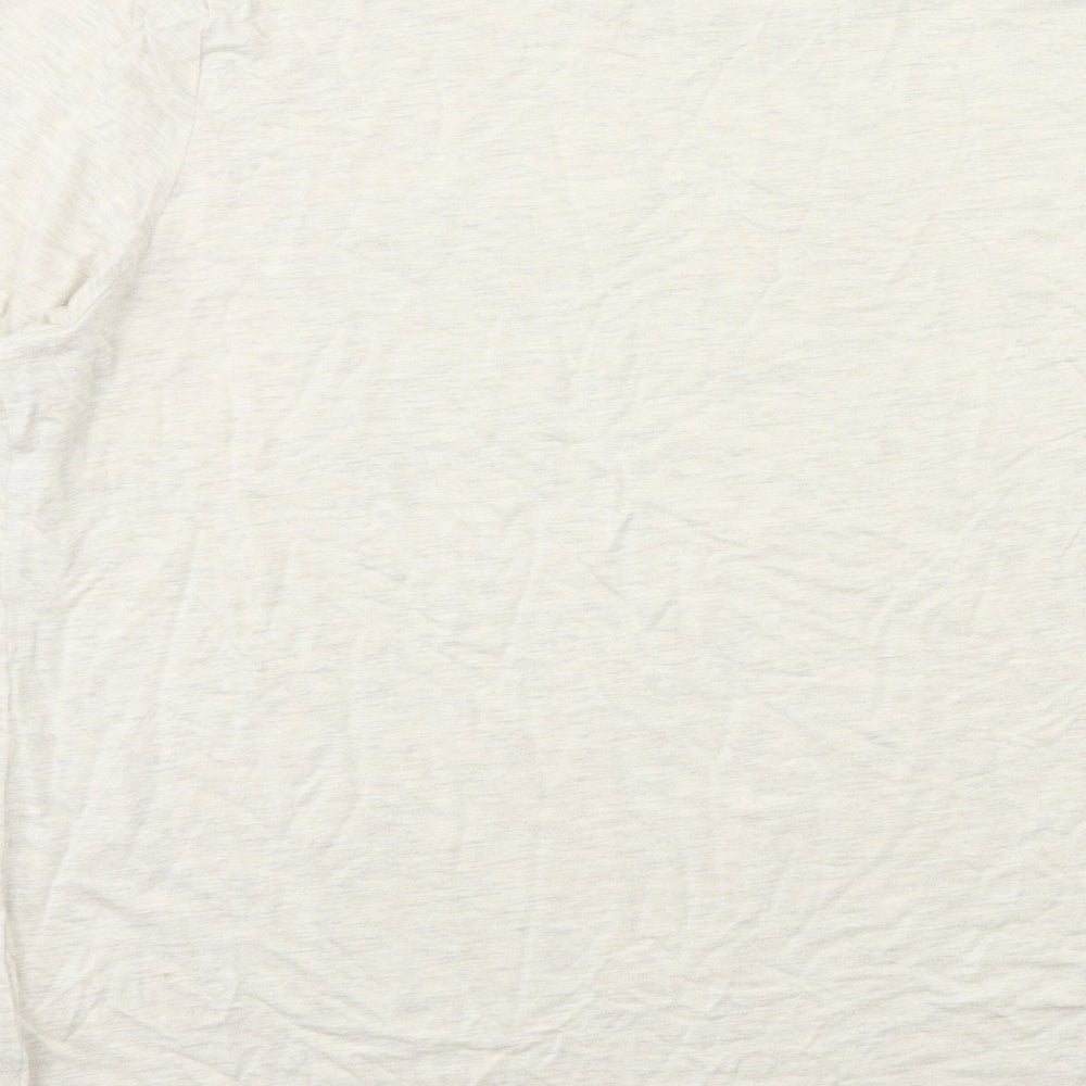 Marks and Spencer Womens Beige   Basic T-Shirt Size 16