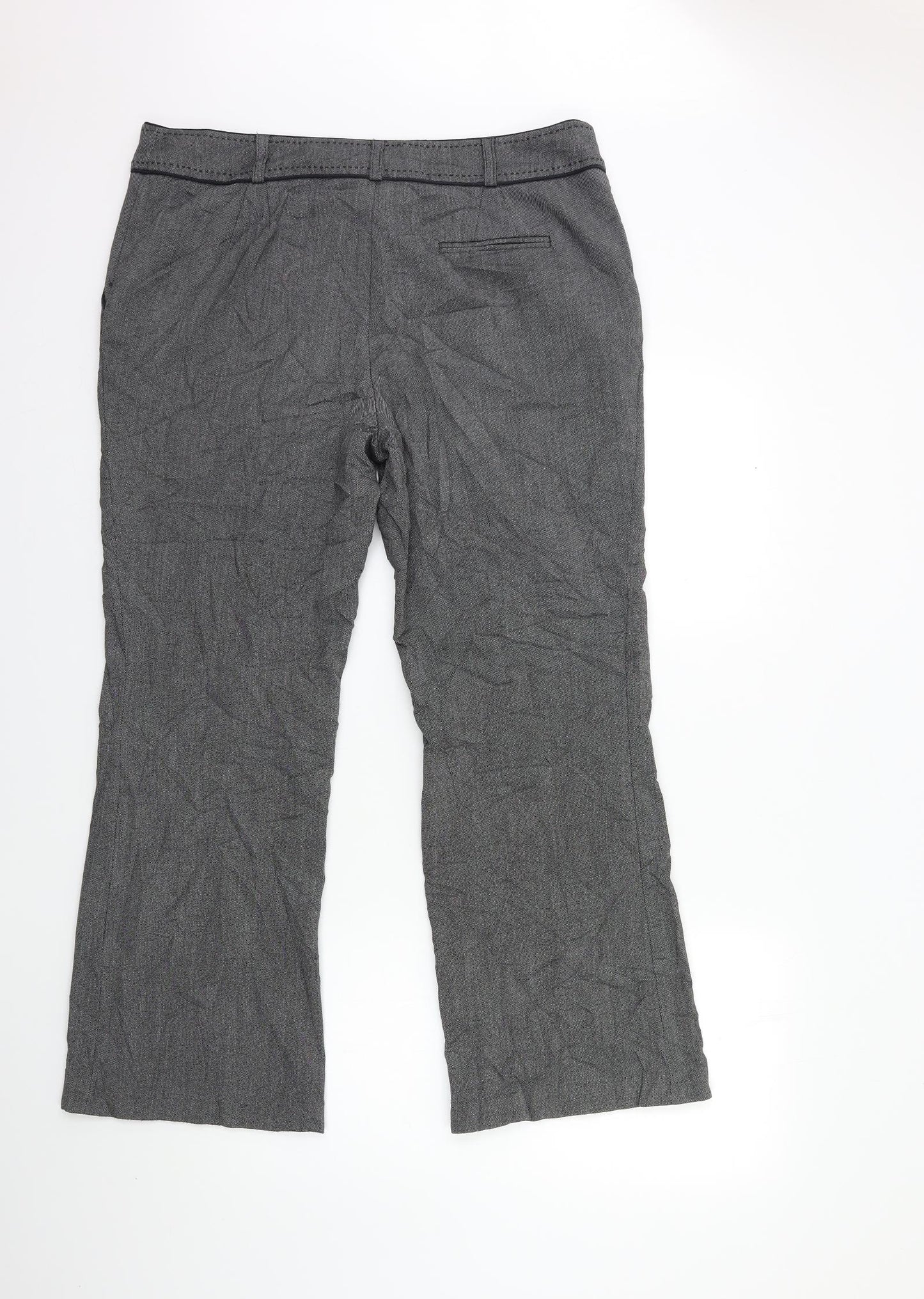 TU Womens Grey   Trousers  Size 16 L29 in