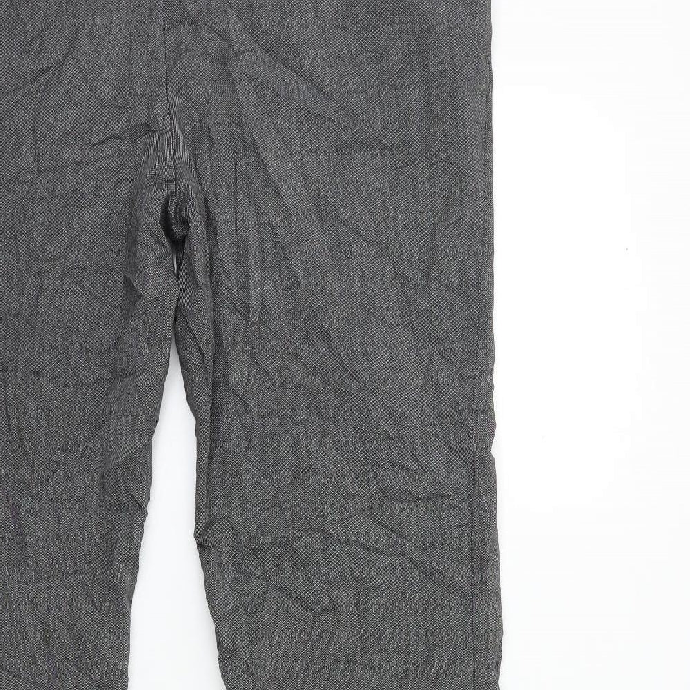 TU Womens Grey   Trousers  Size 16 L29 in