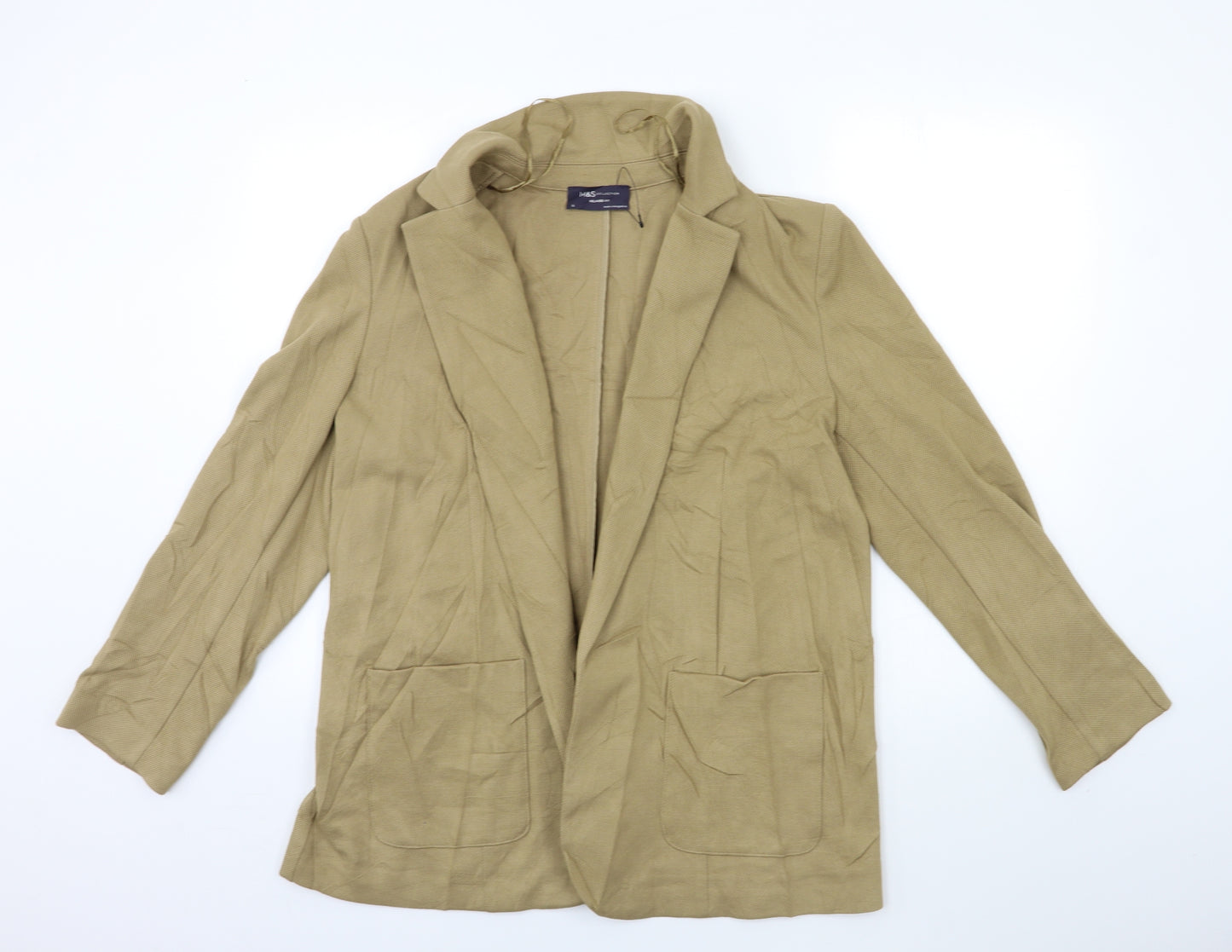 Marks and Spencer Womens Brown   Jacket Blazer Size 16