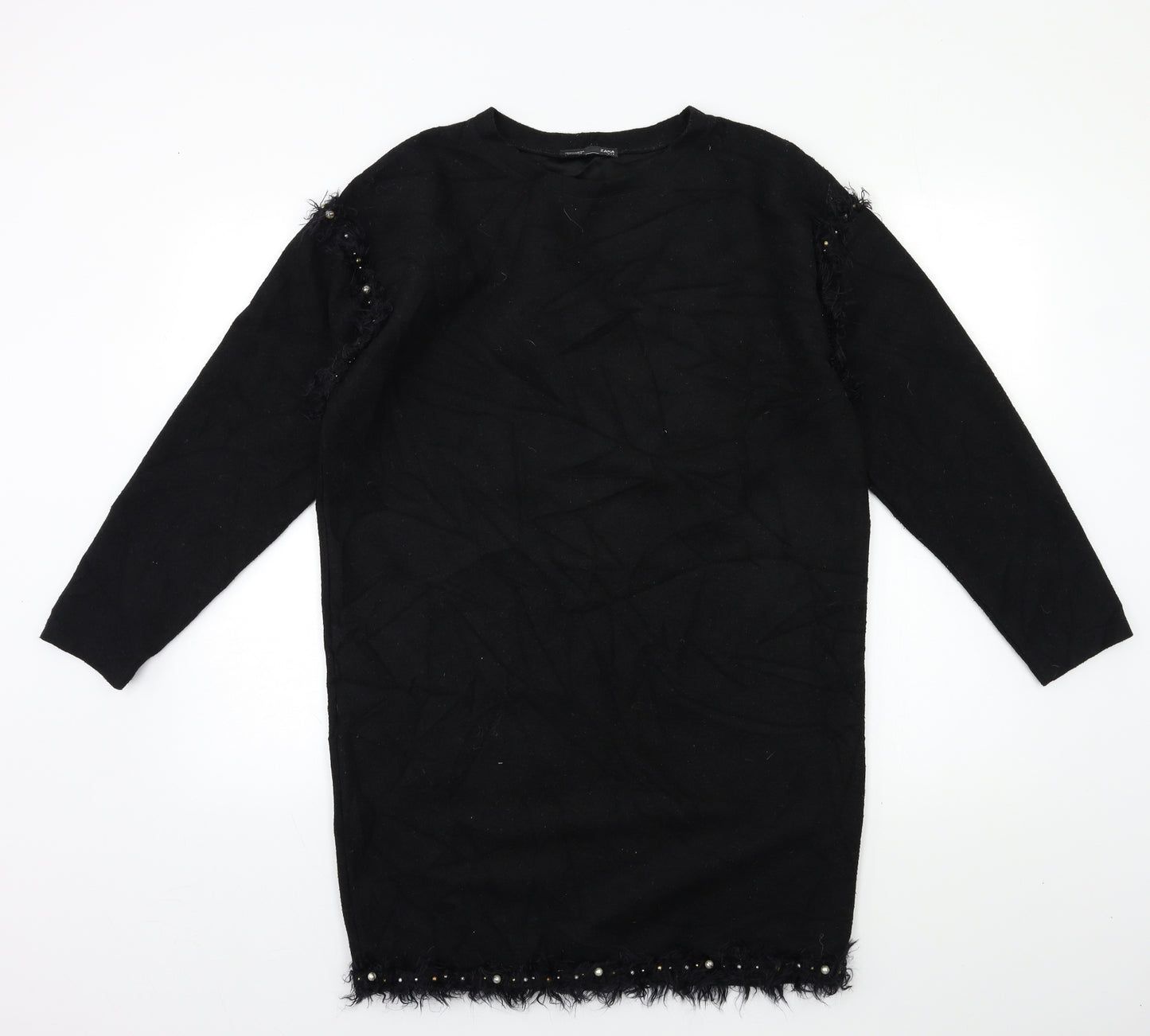 Zara Womens Black   Jumper Dress  Size S