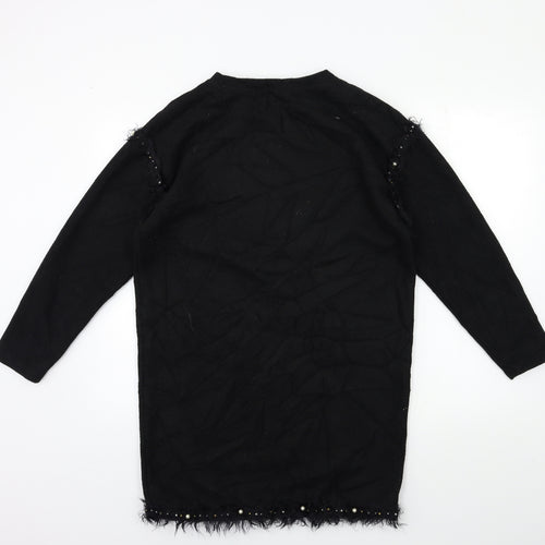 Zara Womens Black   Jumper Dress  Size S