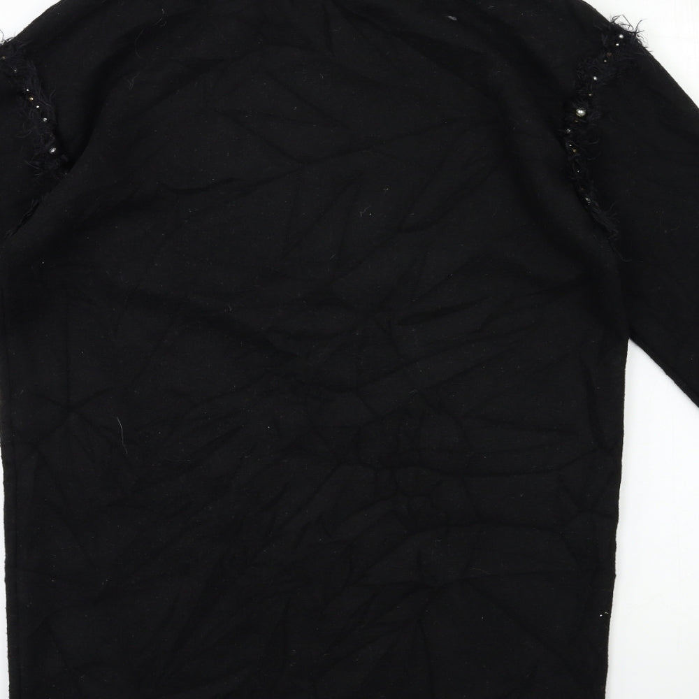 Zara Womens Black   Jumper Dress  Size S