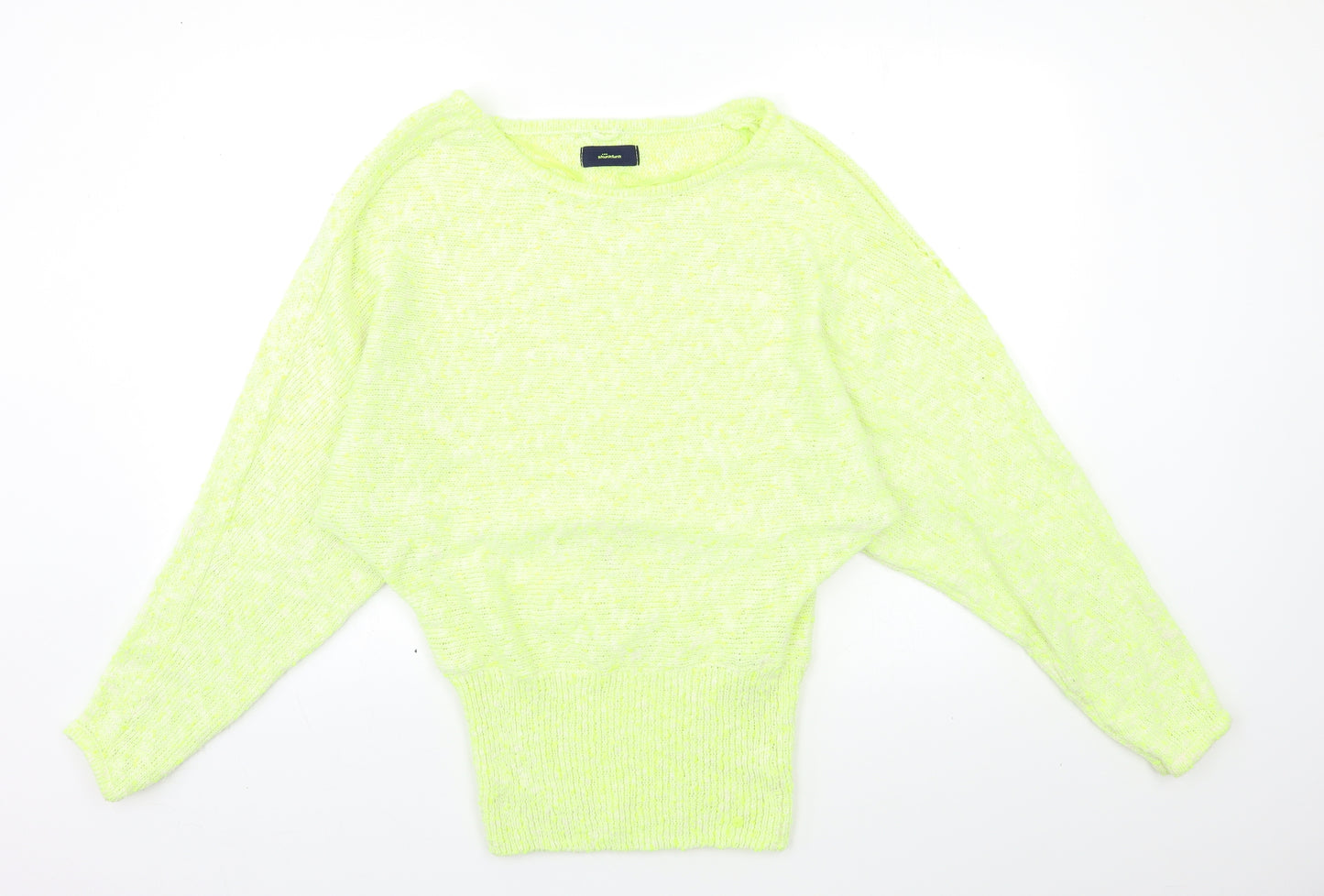 Skunkfunk Womens Yellow  Knit Pullover Jumper Size L