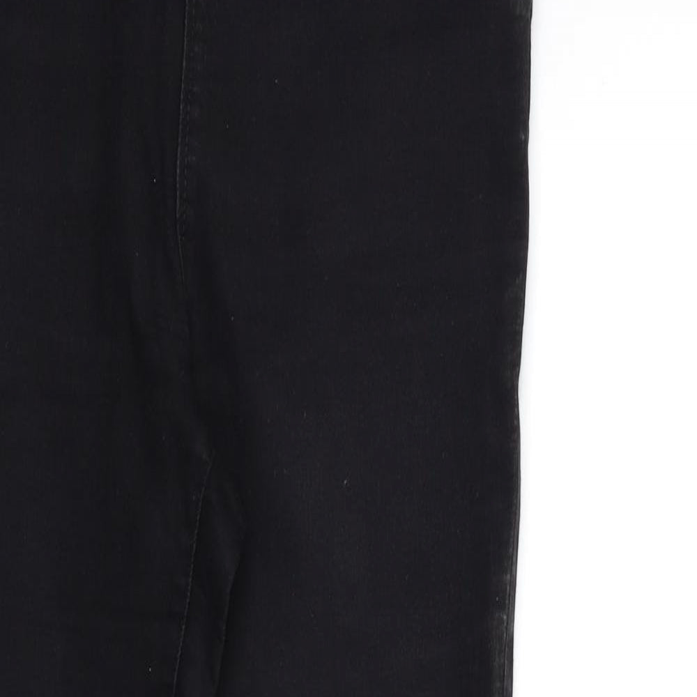 Matalan Womens Black  Denim Jegging Jeans Size 12 L28 in