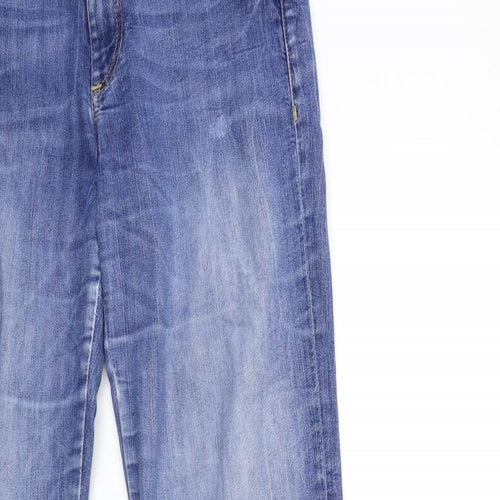 Preworn Womens Blue  Denim Straight Jeans Size 30 in L32 in