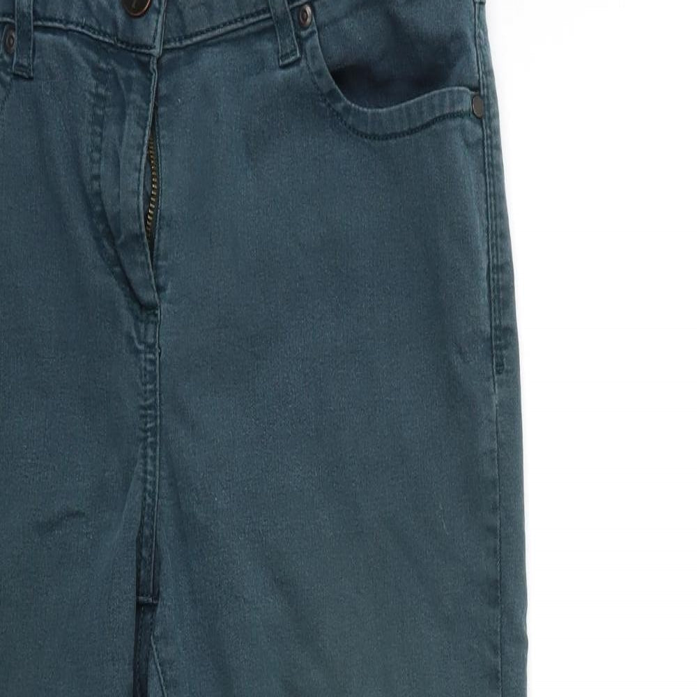 Marks and Spencer Womens Green  Denim Jegging Jeans Size 14 L26 in