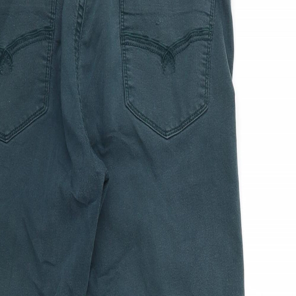 Marks and Spencer Womens Green  Denim Jegging Jeans Size 14 L26 in