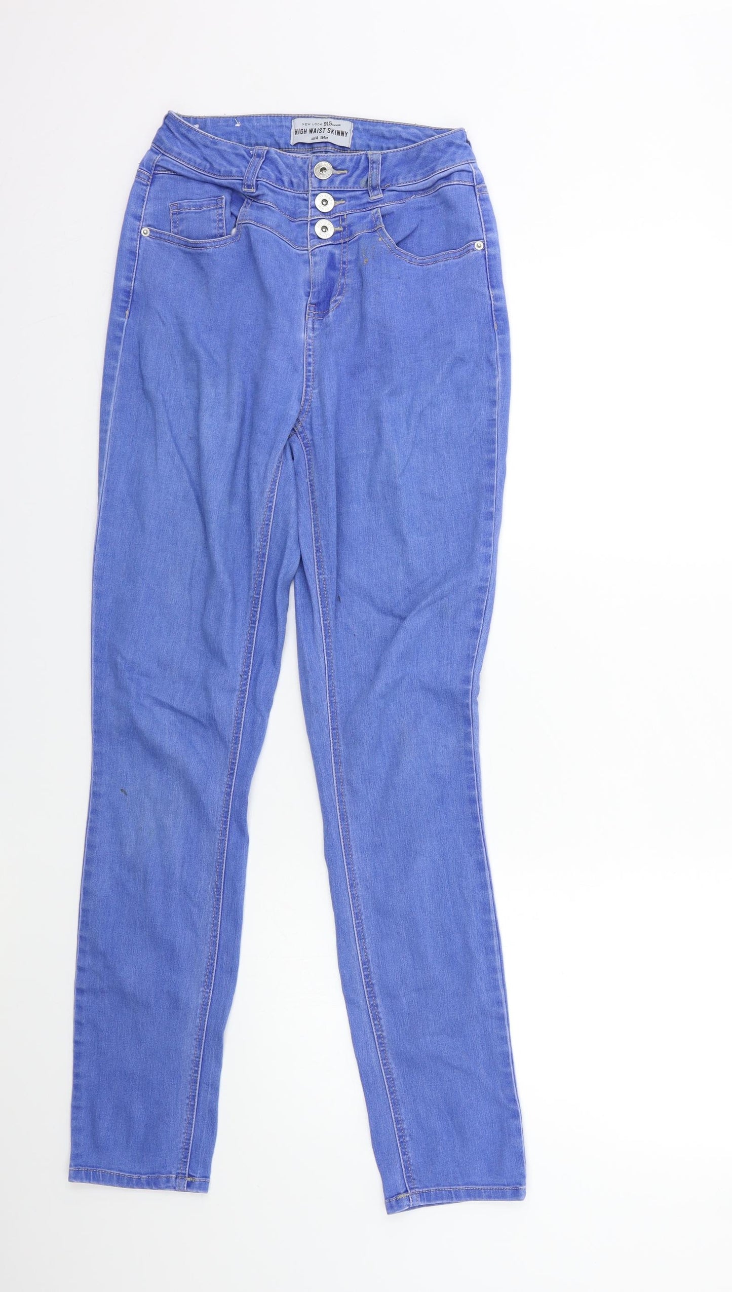 New Look Girls Blue  Denim Skinny Jeans Size 14 Years